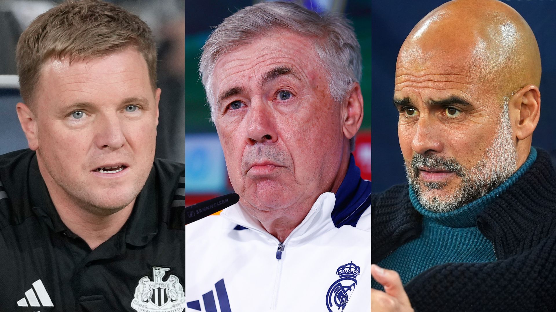 Howe, Ancelotti not contacted by FA; Pep coy on England conversations