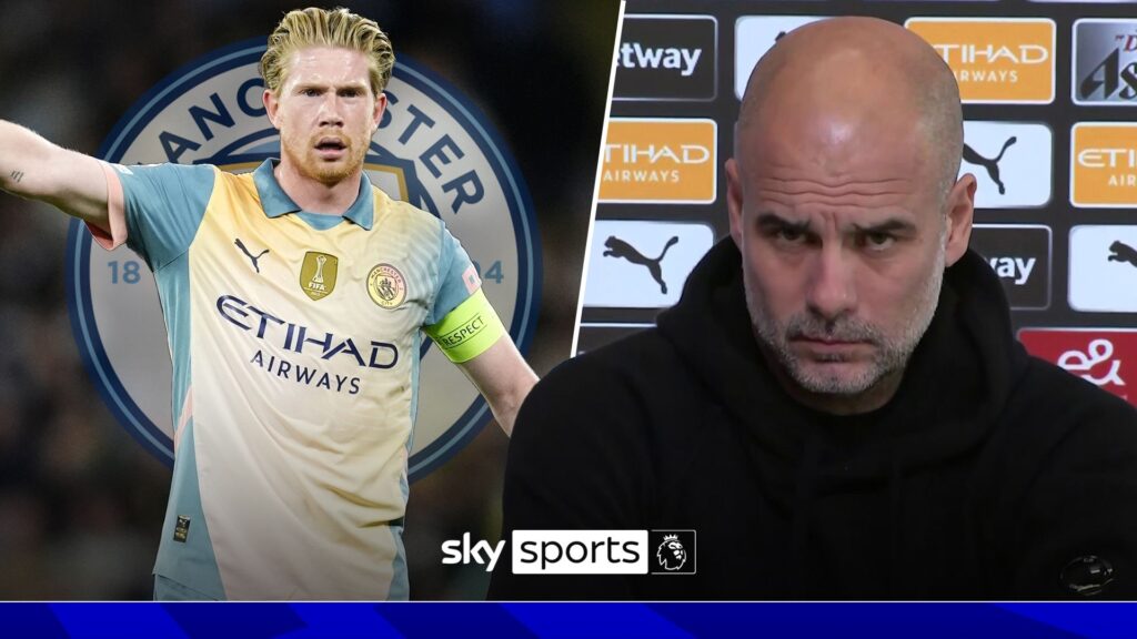 ‘I said I don’t know!’ | Pep uncertain on when De Bruyne will return