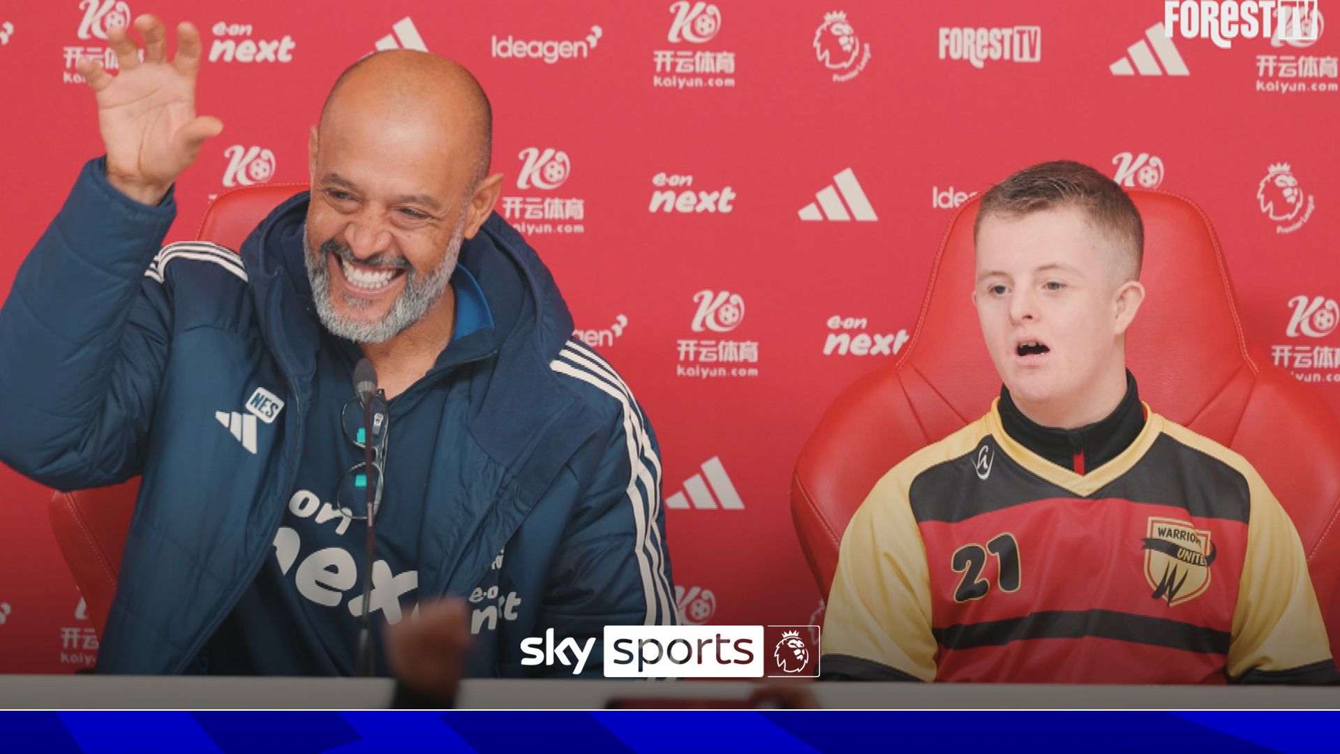 Nuno and Forest make fans day with heart warming press conference