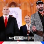 Tickling, new looks and awkward autographs | Best bits of Usyk v Fury 2 press conference