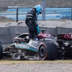 Russell to start US GP from pit lane after crash damage