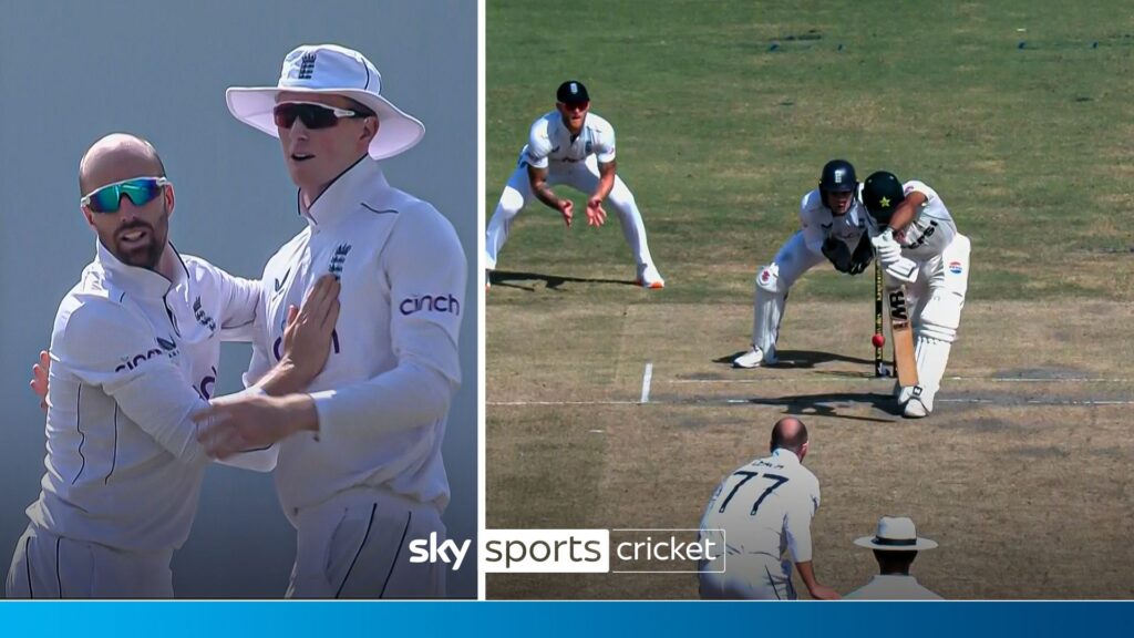 ‘Absolute beauty’ | Leach gets two early wickets for England!