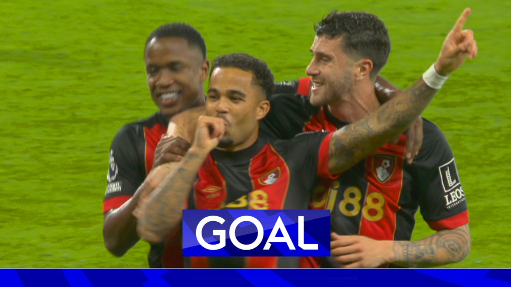 Kluivert converts from penalty spot to extend Bournemouth lead!