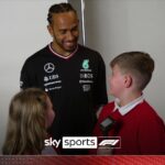 ‘Are you shaking?!’ | The brilliant moment Hamilton surprises young commentators!