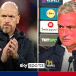 Mourinho: Man Utd give Ten Hag their trust, but not me