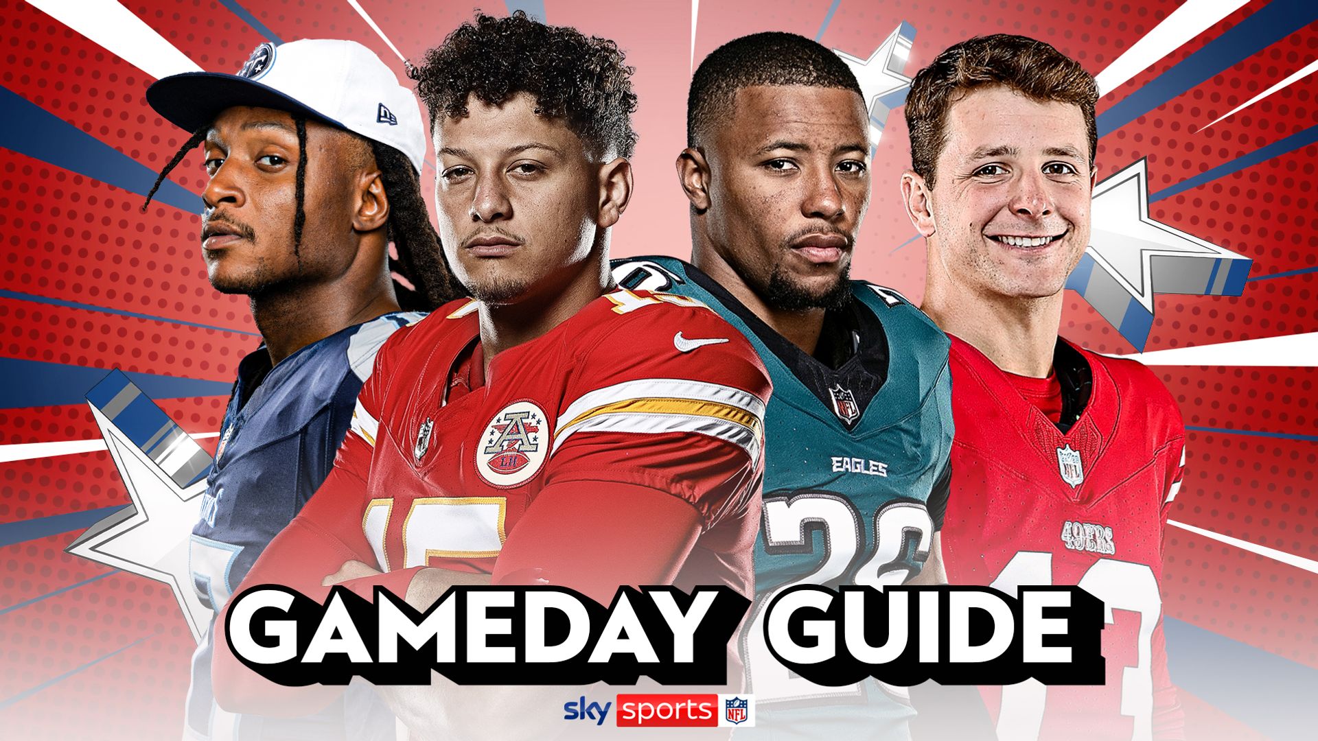 NFL gameday guide: Mahomes’ new weapon and Belichick shots fired