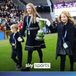 Rob Burrow’s family carry out the newly named Player of the Match award