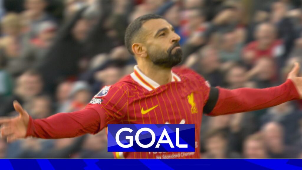 Salah converts from penalty spot to give Liverpool lead!