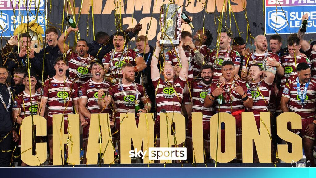 ‘A year of perfection!’ | Wigan Warriors lift trophy after Grand Final victory