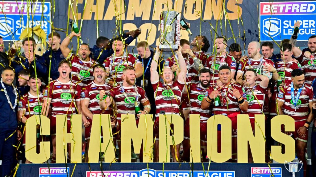 Wigan crowned back-to-back Super League champions with win over Hull KR