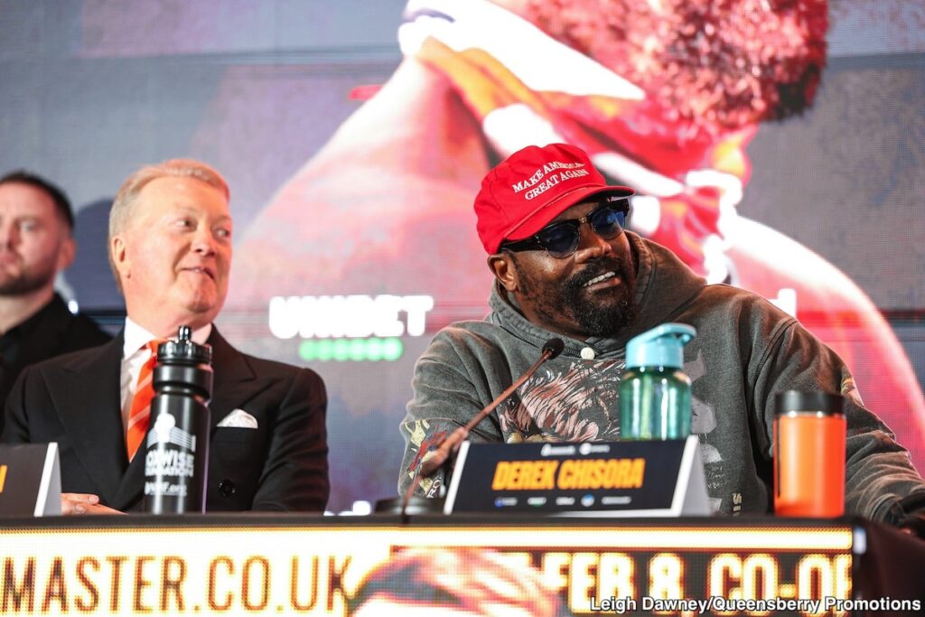 Chisora Doubts Fury’s Motivation and Training for Usyk Rematch