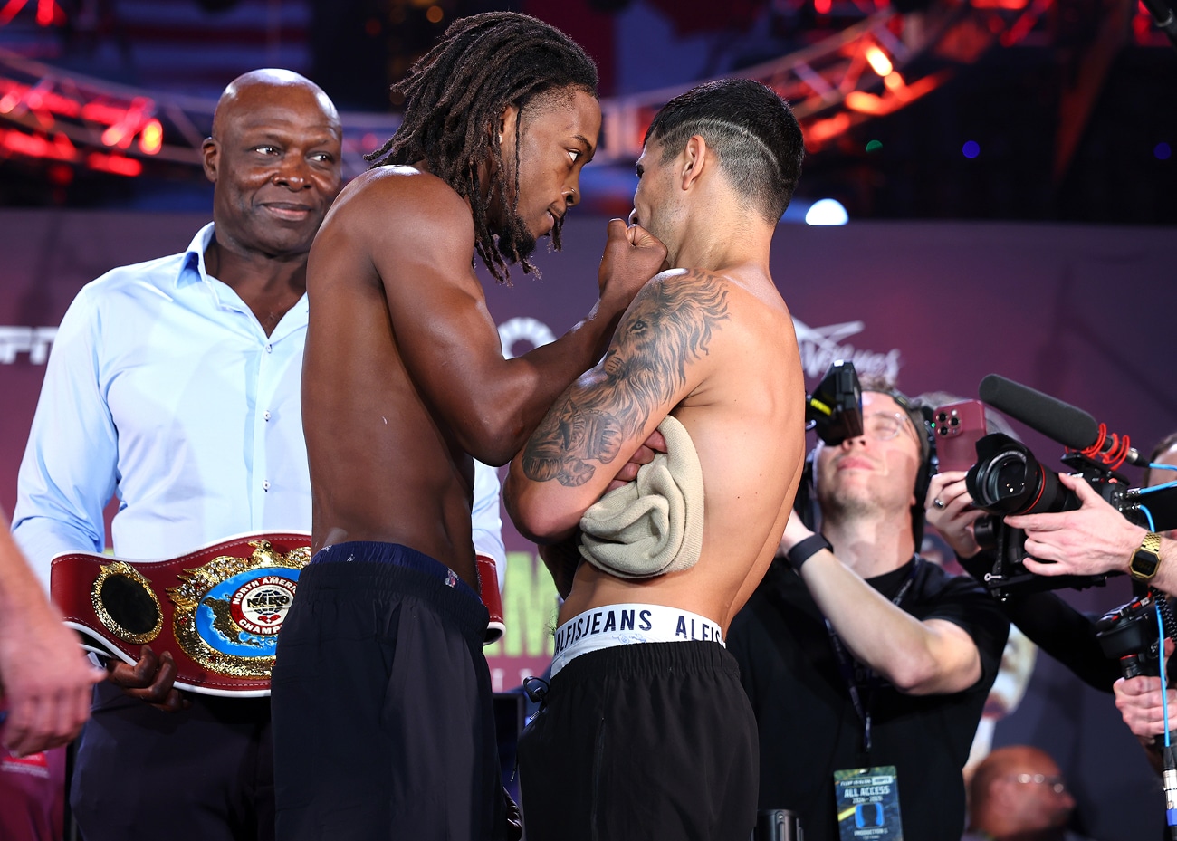 Keyshawn Davis 134.2 vs. Gustavo Lemos 141.4 – Weigh-in Results for Friday on ESPN+