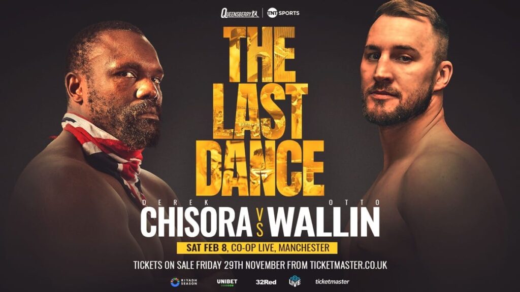 Wallin Steps in to Face Chisora at Co-op Live