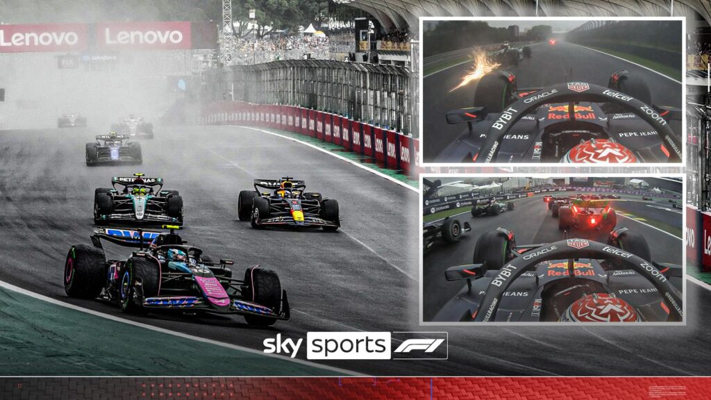 Overlooked on race day? Verstappen’s remarkable six early overtakes in Brazil!