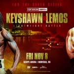 Keyshawn Davis vs. Gustavo Lemos This Friday, November 8th on ESPN+