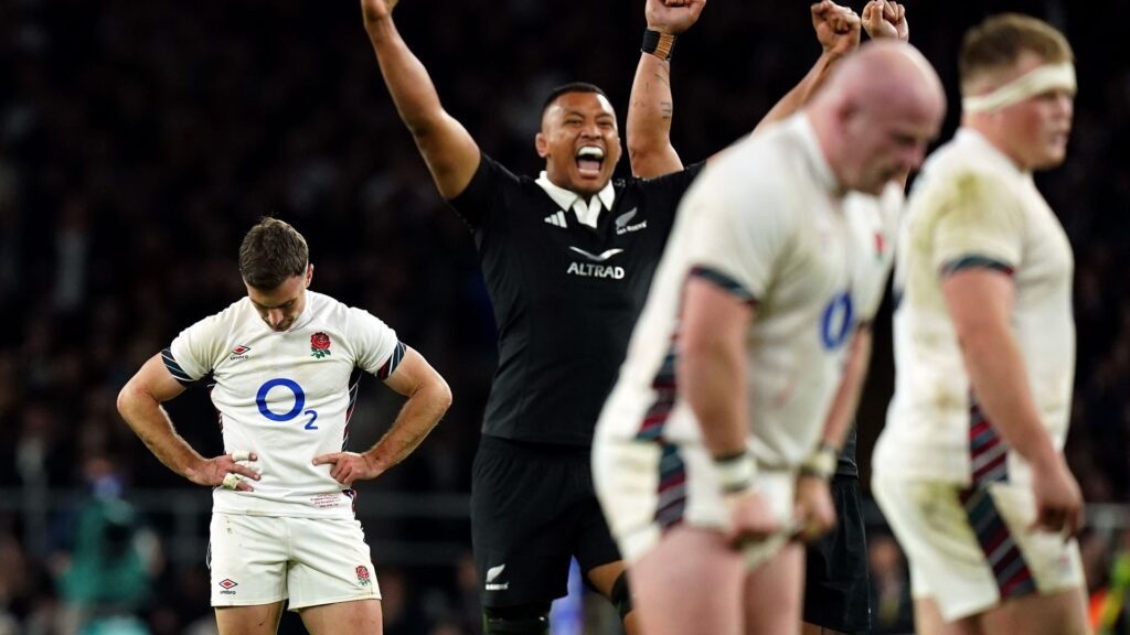 Late drama as All Blacks edge England in thriller