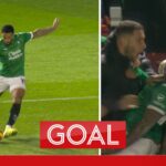 Andre Gray curls in BEAUTY to equalise in stoppage time for Plymouth!