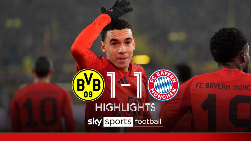 Late Musiala header earns Bayern a point | Dortmund 1-1 Bayern