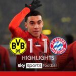 Late Musiala header earns Bayern a point | Dortmund 1-1 Bayern