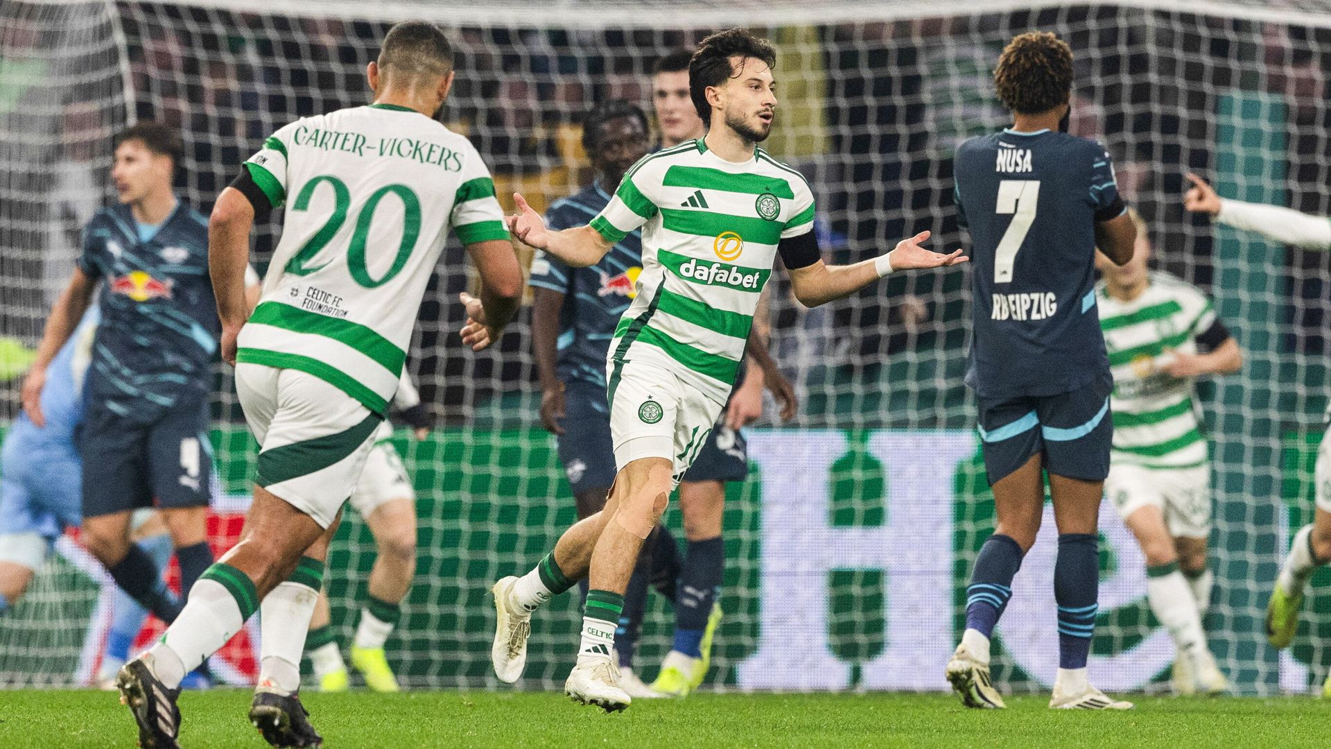 Hatate adds third after Kuhn’s double as Celtic beat RB Leipzig LIVE!