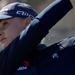 Hull leads The ANNIKA with world No 1 Korda two shots back