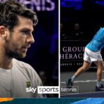 Third time lucky! | Moutet hits three underarm serves against Norrie!