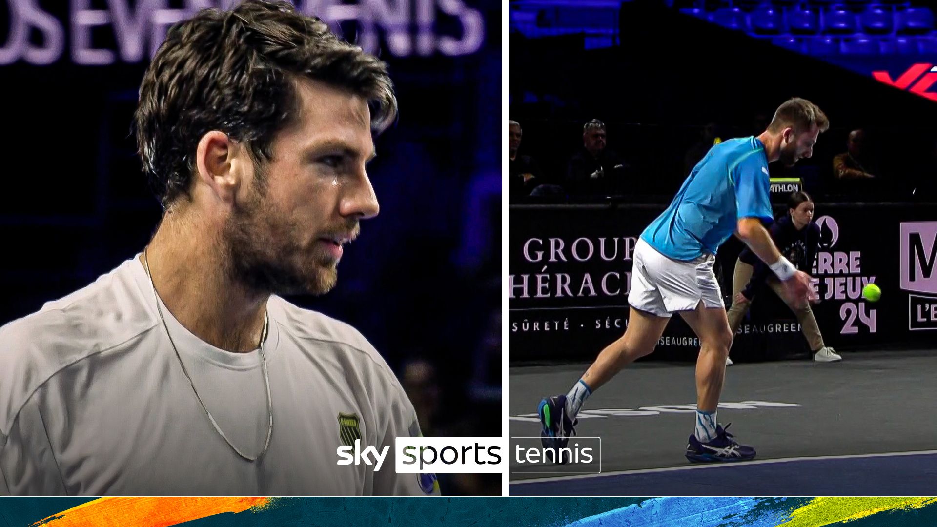 Third time lucky! | Moutet hits three underarm serves against Norrie!