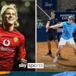 Remember Diego Forlan? Watch the former Man Utd striker make pro tennis debut!