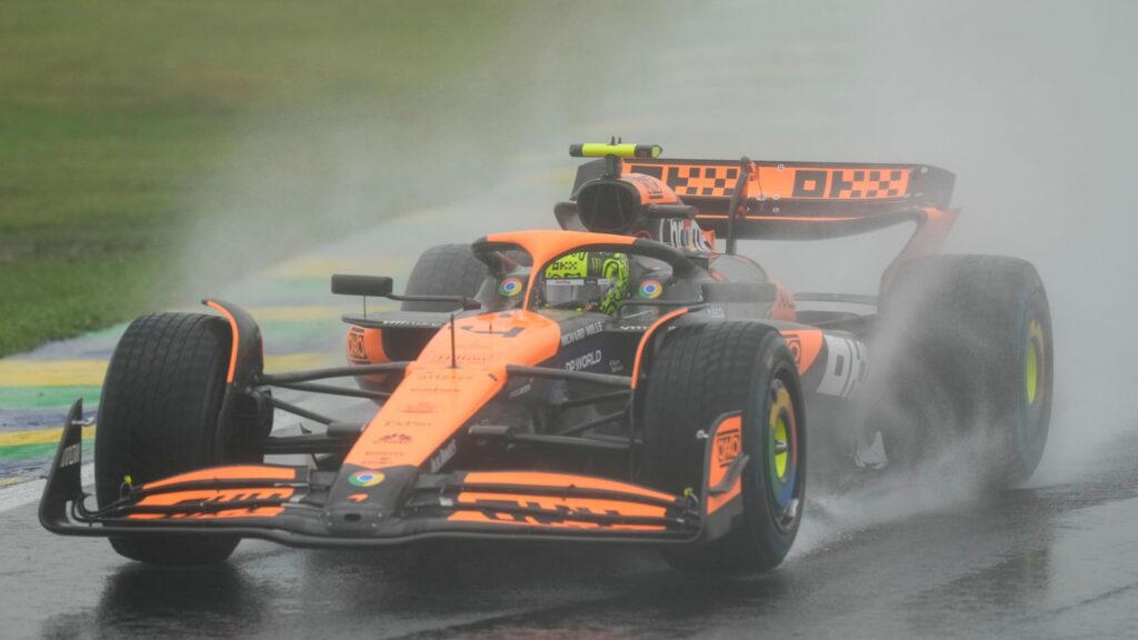 Norris on pole, Verstappen near back after crash-ridden Sao Paulo GP Qualifying