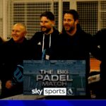 Who won when Redknapp and Zamora took on Brighton pair at padel?