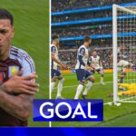 Rogers tap-in puts Villa ahead at Spurs