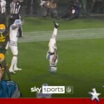 Best celebration ever?! Lions touchdown followed by a headstand!