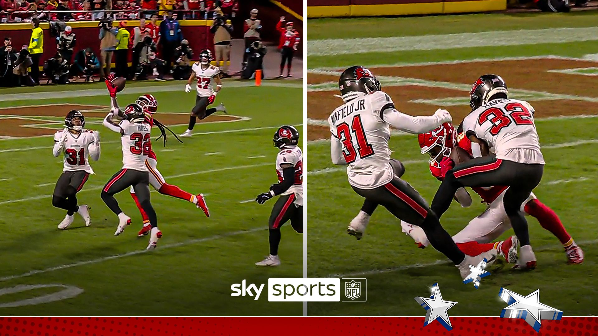 ‘Wow what a grab’ | Hopkins beats three Bucs to 35-yard deep-ball catch