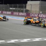 Norris lets Piastri through for win as McLaren seal Qatar Sprint one-two