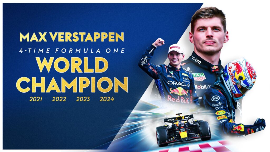 Verstappen clinches 2024 F1 world title