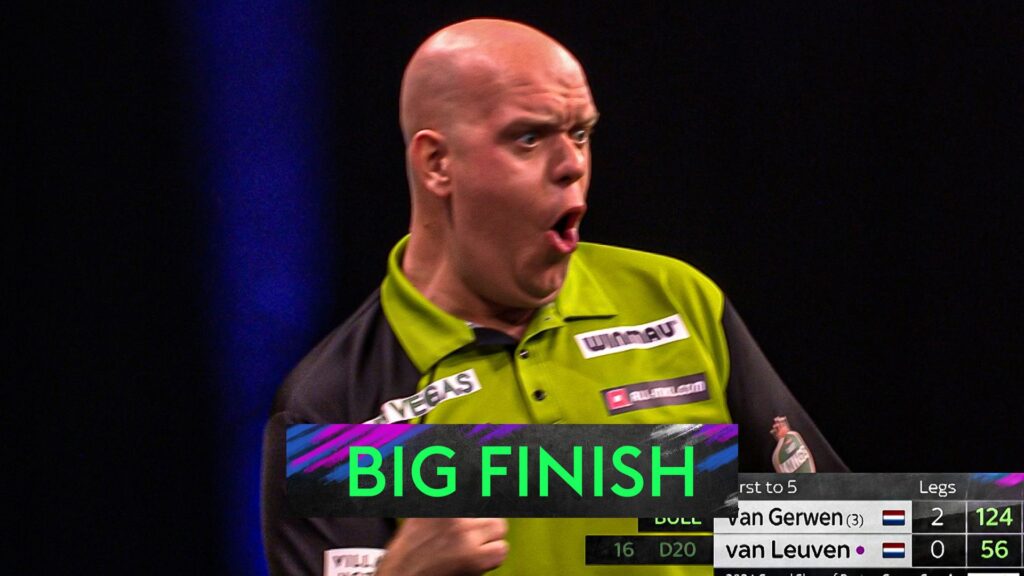 ‘Irresistible Michael van Gerwen’ | MVG hits 124 against Van Leuven