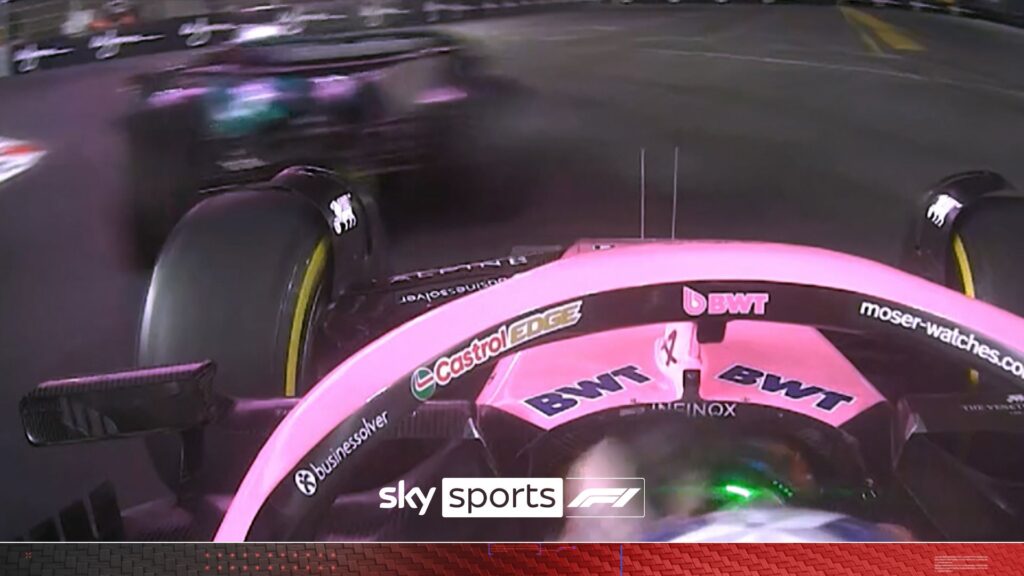 Too close for comfort! Ocon narrowly escapes Las Vegas GP crash