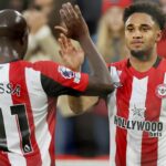 Schade scores hat-trick as Van Nistelrooy watches Brentford beat Leicester