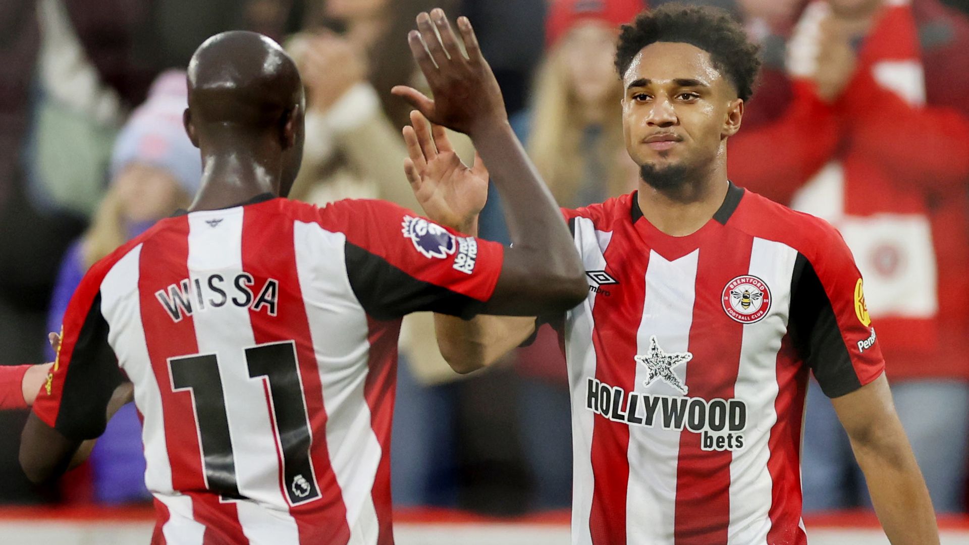 Schade scores hat-trick as Van Nistelrooy watches Brentford beat Leicester