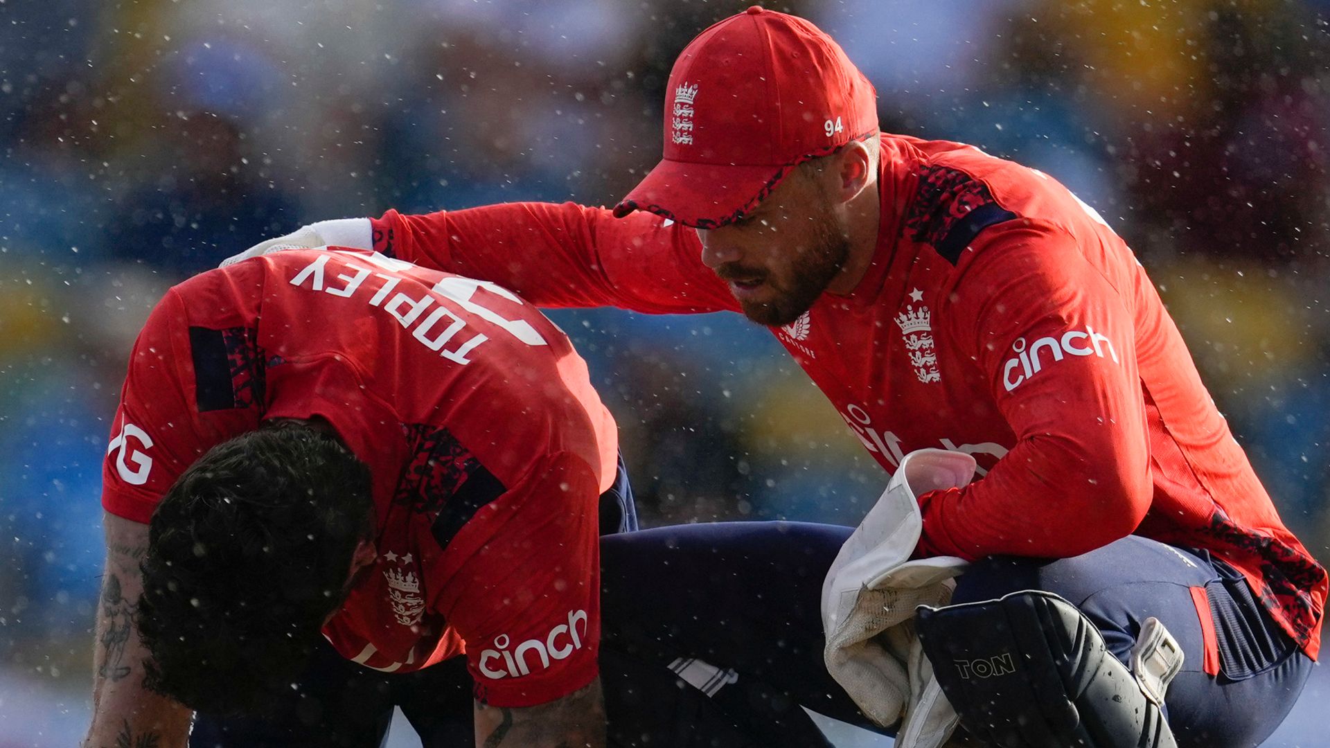 Injured Topley to miss rest of England’s T20s in West Indies