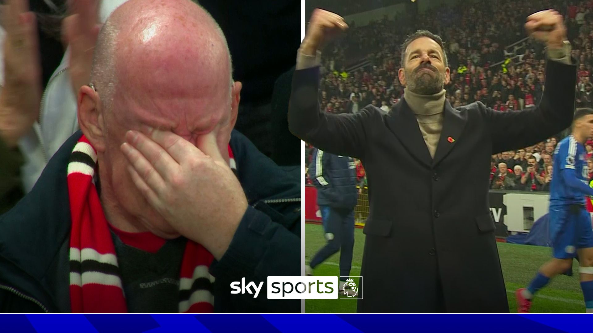 Emotional scenes at Old Trafford as Ruud salutes Man Utd fans