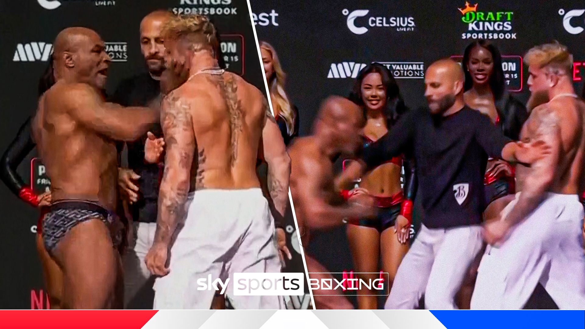 Tyson slaps Paul during chaotic weigh-in!