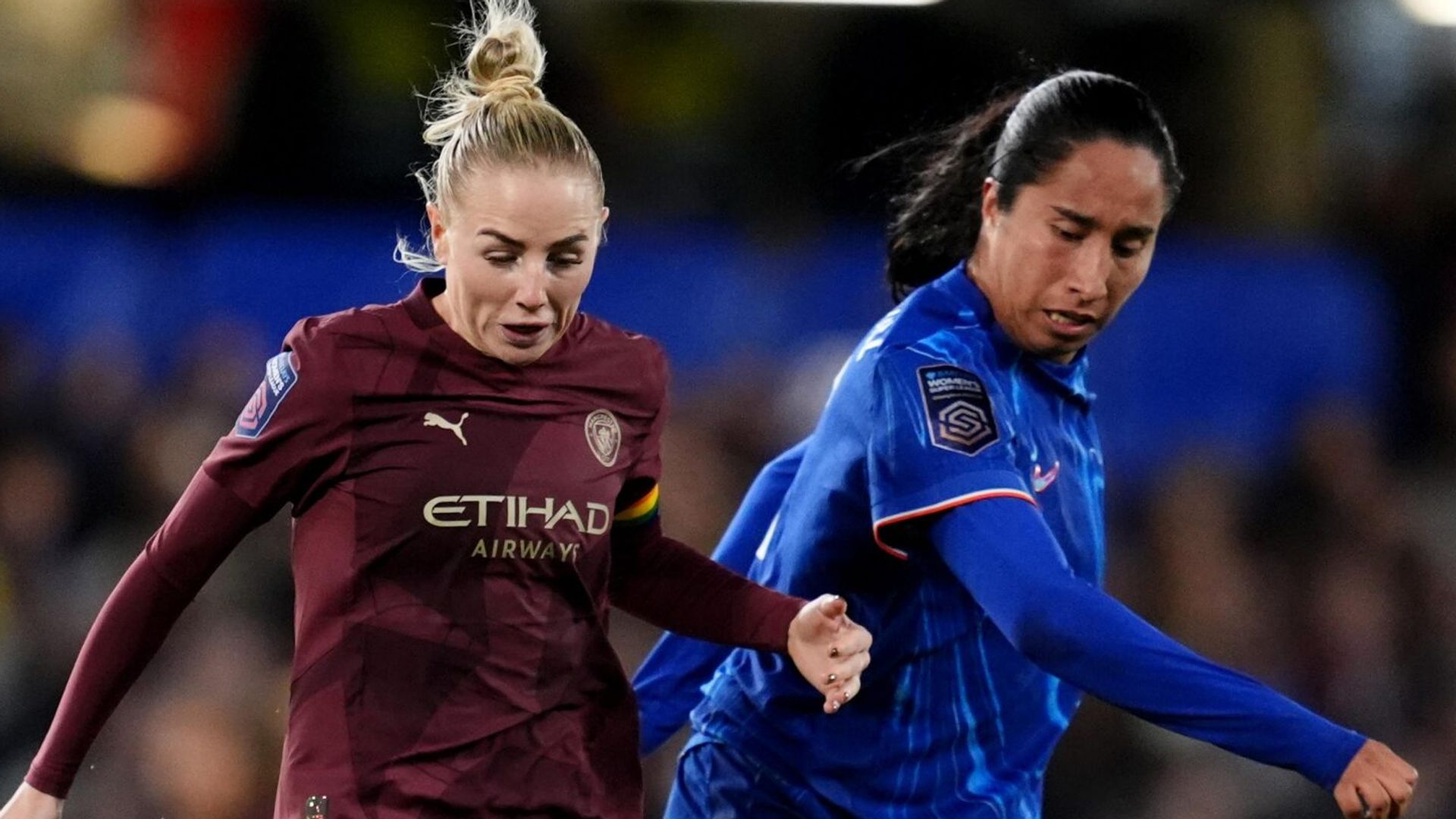 Chelsea go top of WSL with crucial win over Man City – commentary