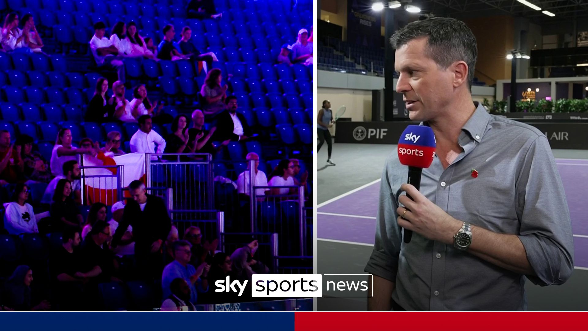 Henman: Lack of crowds at WTA Finals disappointing and frustrating