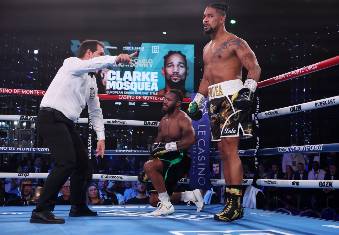 Boxing Results: Mosquea Out-Slugs Clarke to Claim EBU Cruiserweight Crown