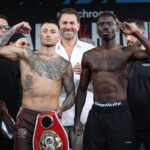 Liam Paro 139.6 vs. Richardson Hitchins 139.8 – Weigh-in Results for Saturday