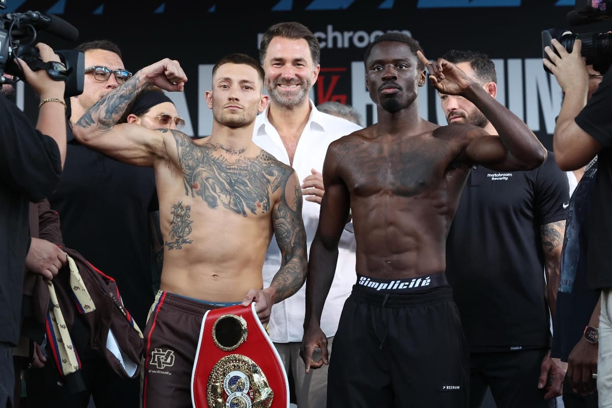 Liam Paro 139.6 vs. Richardson Hitchins 139.8 – Weigh-in Results for Saturday