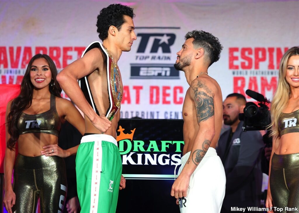 Tonight’s Live Results: Navarrete vs. Valdez 2 & Espinoza vs. Robeisy II