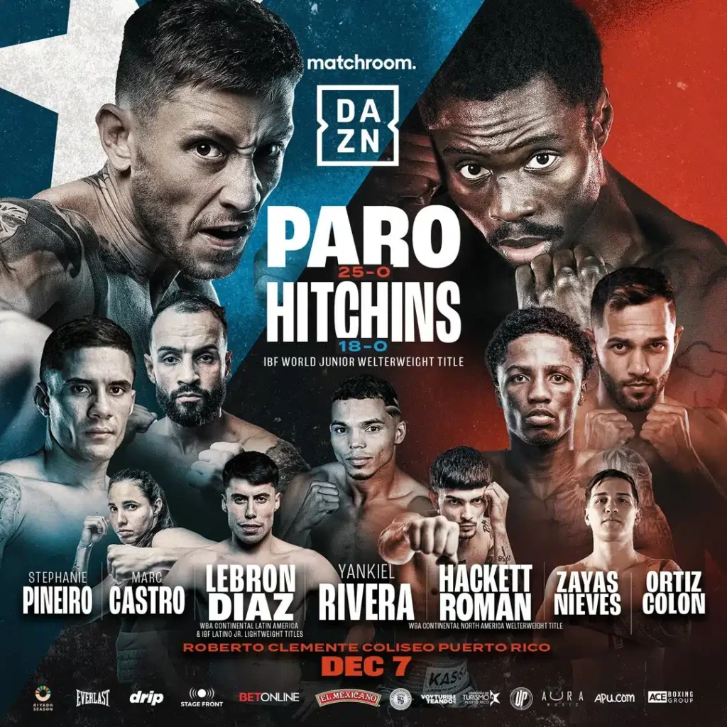 Liam Paro vs. Richardson Hitchins This Saturday LIVE on DAZN