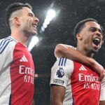 Arsenal’s set-piece prowess sees off Man Utd to reduce gap to Liverpool